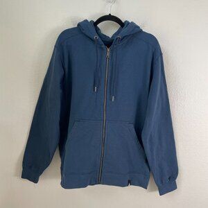 NWOT American Giant Mens Medium Blue Classic Full Zip Hoodie Heavyweight‎ Jacket